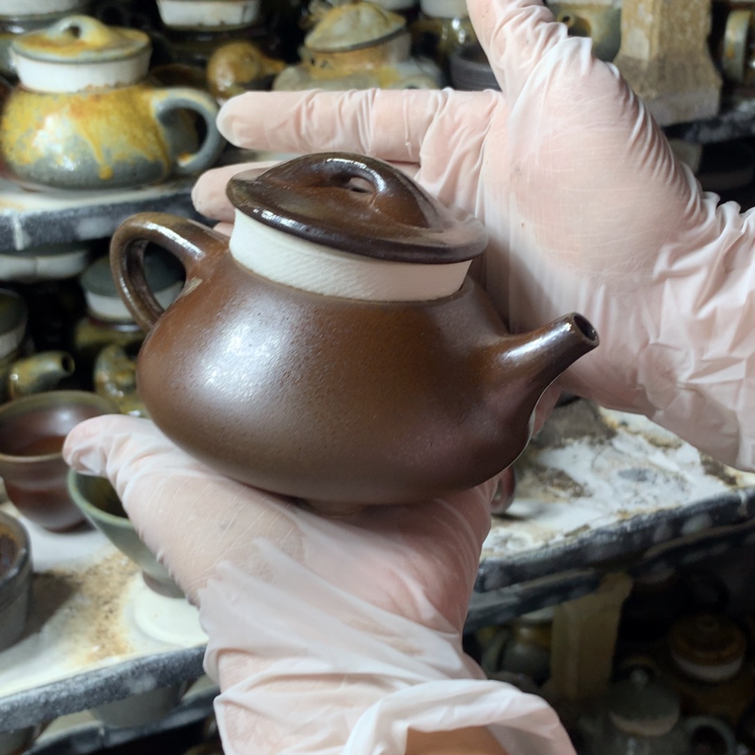 紫砂紫砂茶具纯自然紫砂柴烧