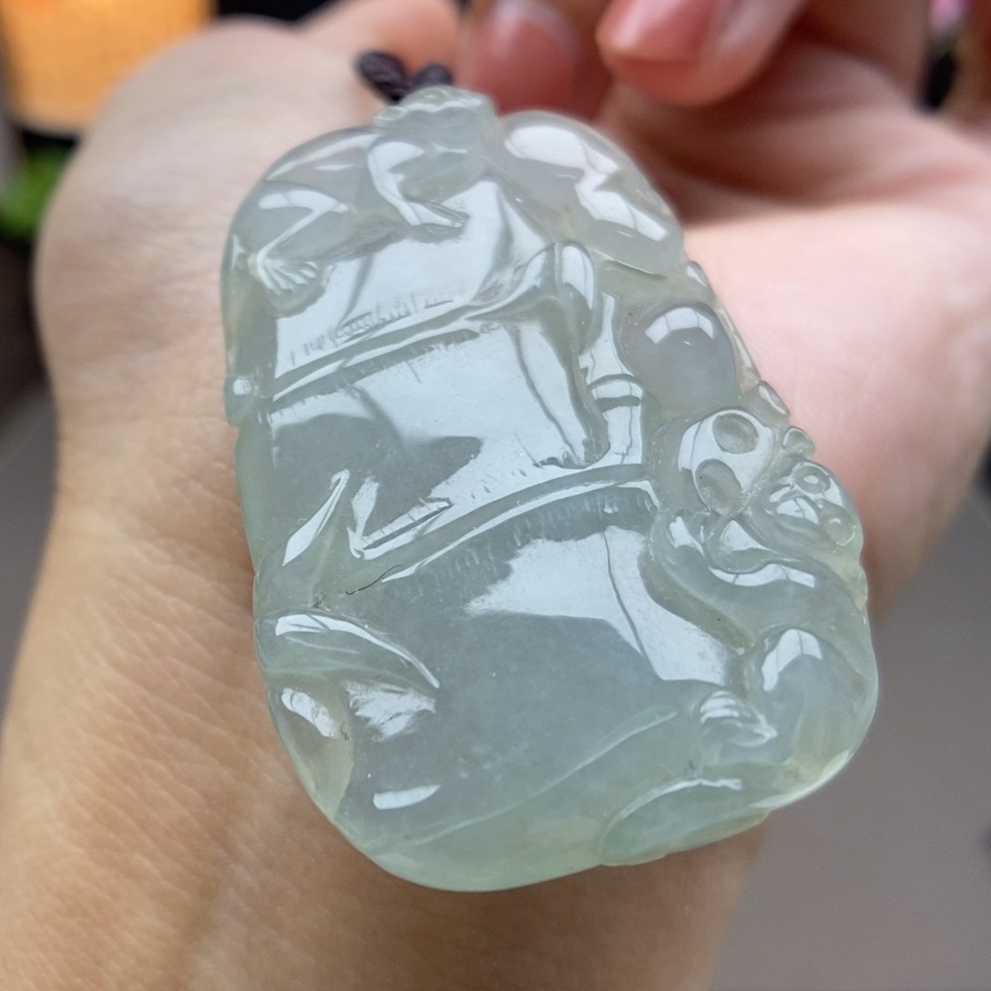 翡翠未镶嵌颈饰吊坠42