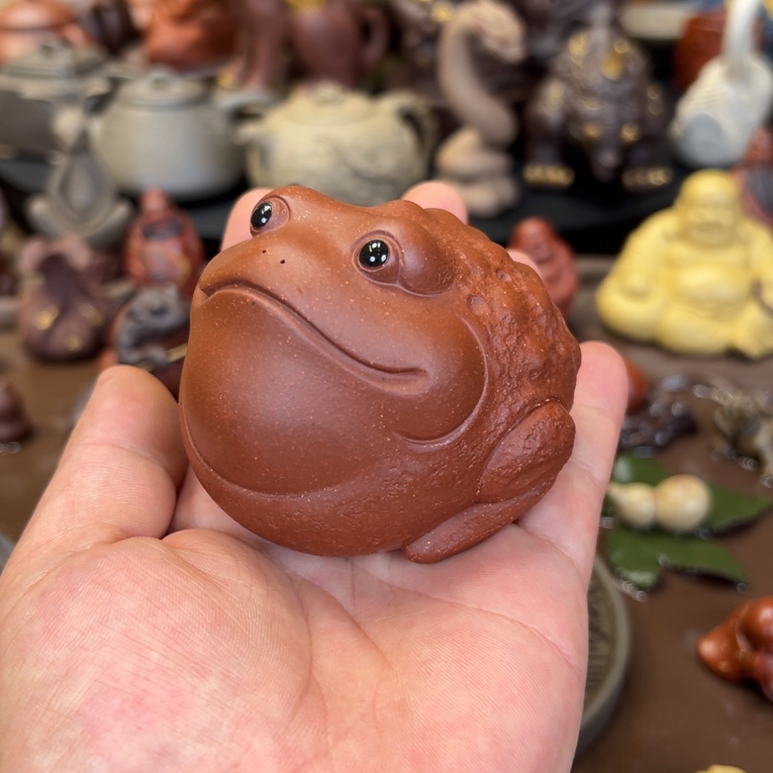紫砂茶宠紫砂金蟾