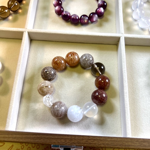 【千层聚宝】16mm千层幽灵设计感高品质天然水晶