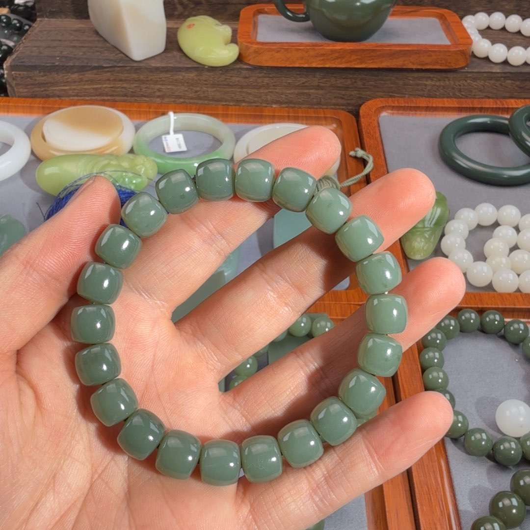 和田玉手链未镶嵌