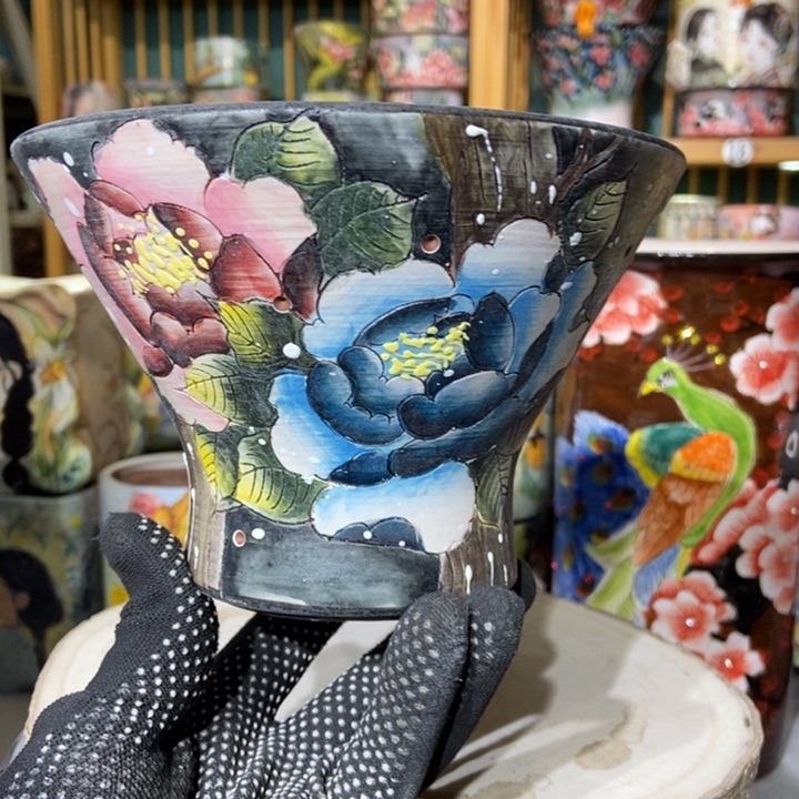 红陶景德镇艺术手绘作品