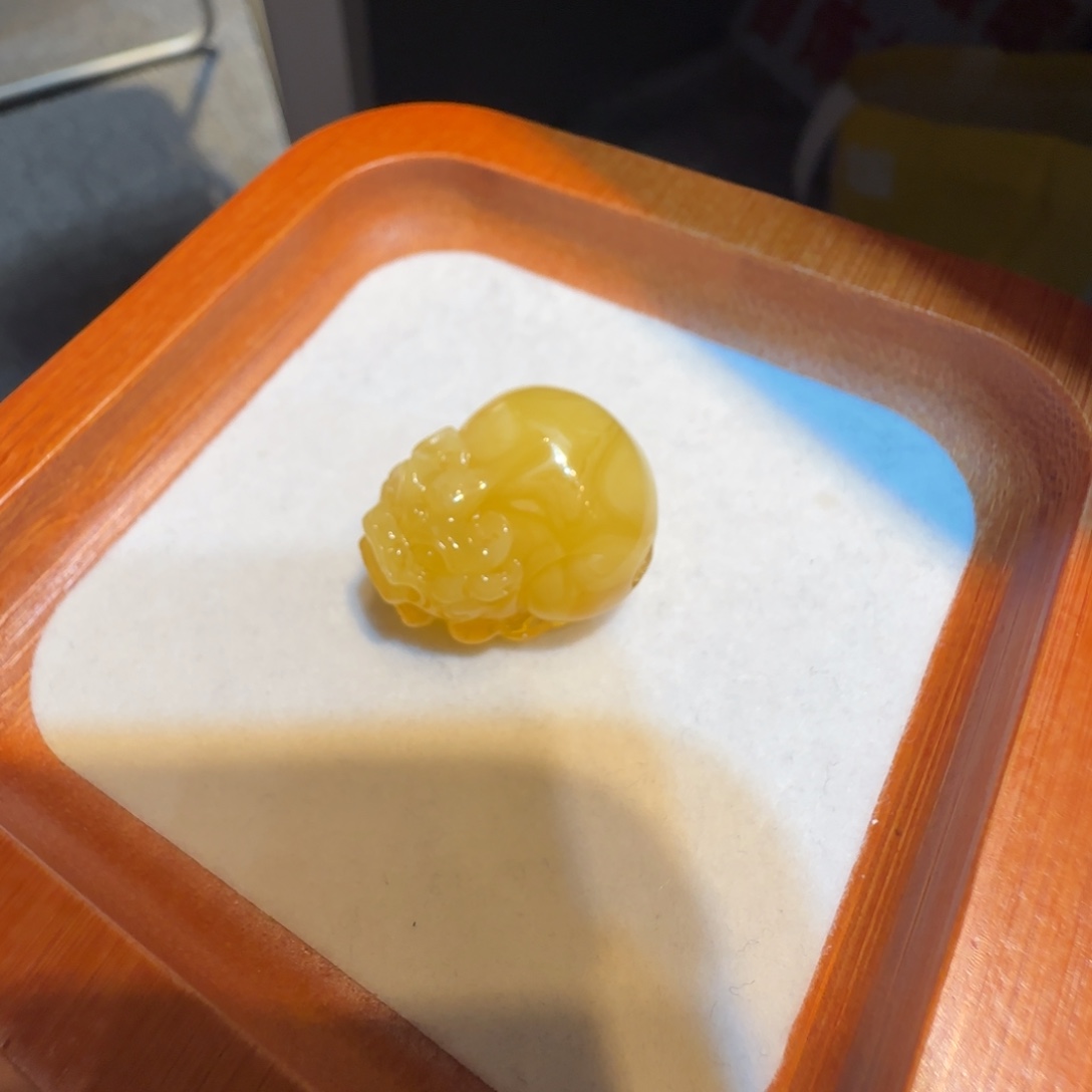 琥珀珠宝奇石未镶嵌用****6貔貅