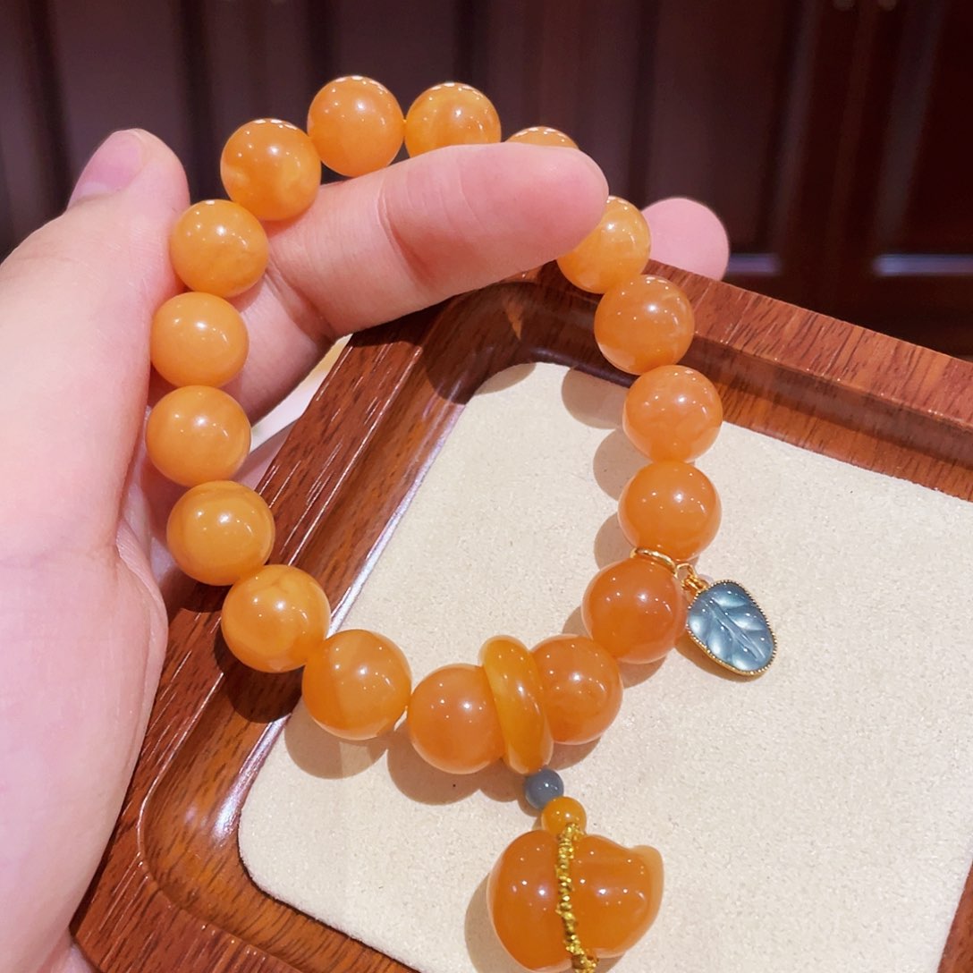 蜜蜡手链未镶嵌手串