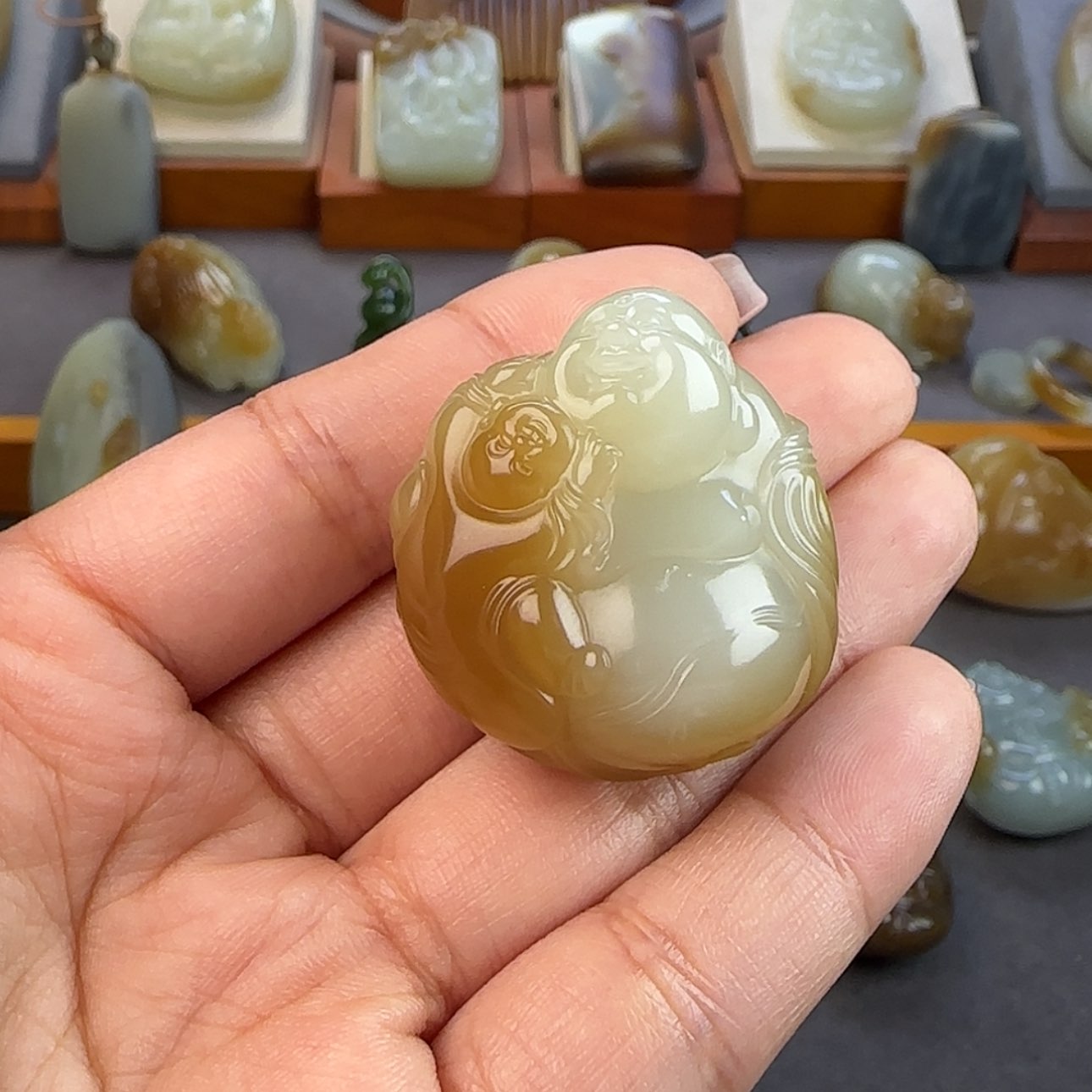 【闪购商品】和田玉颈饰未镶嵌九*三