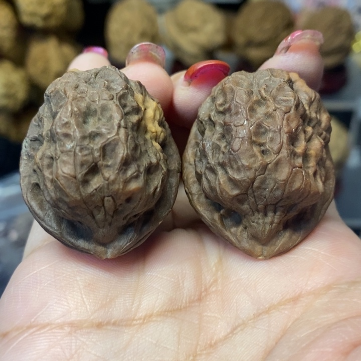 吊坠文玩核桃42古柏金蟾微瑕