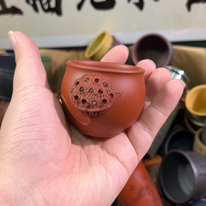 茶杯紫砂全手工紫砂主人杯