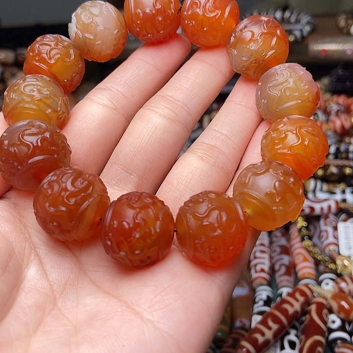 玛瑙/玉髓未镶嵌手链1