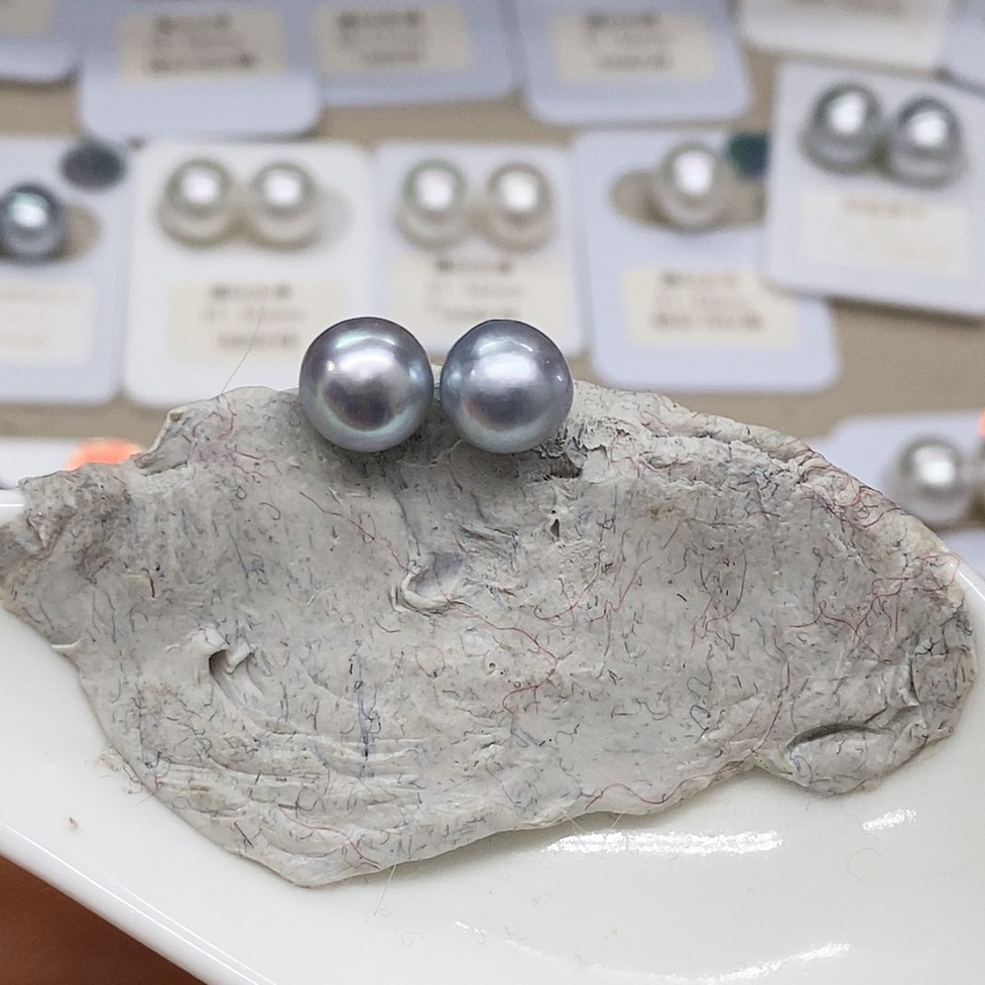 未镶嵌真多麻8➕对珠特价不退换 海水珍珠