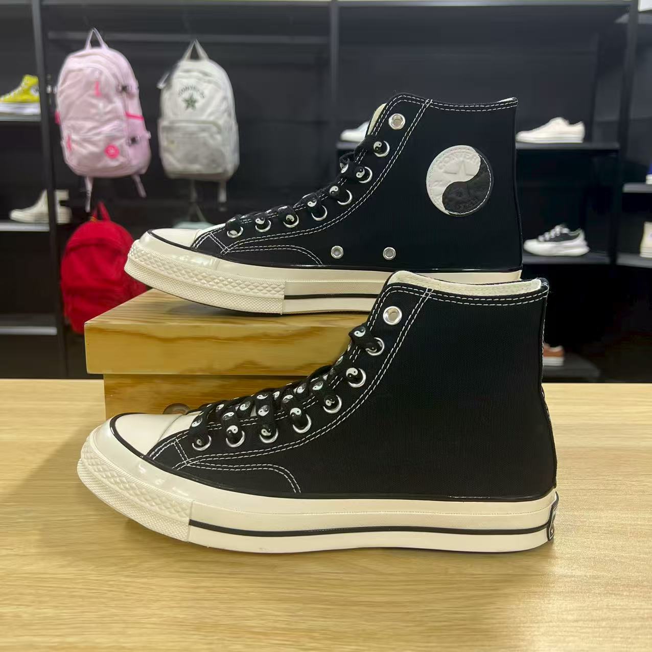 Converse匡威1970s秋上新百搭高帮帆布鞋黑色A15034C