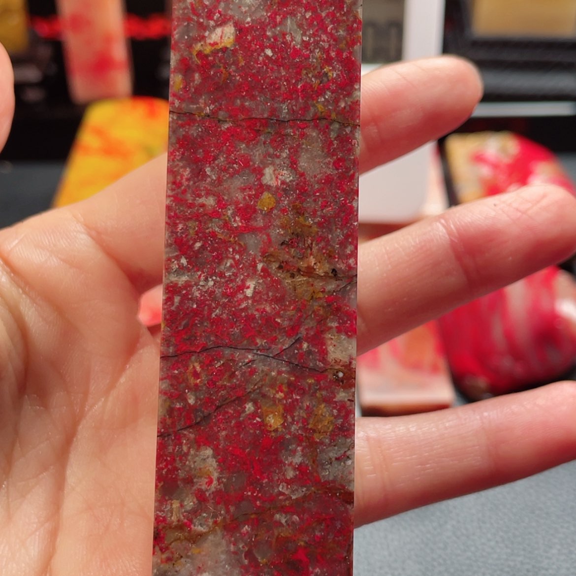 【闪购商品】昌化鸡血石玩*邵氏鸡血石