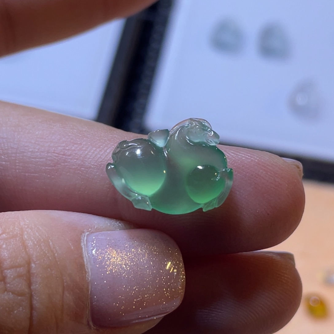 未镶嵌定制翡翠唐马