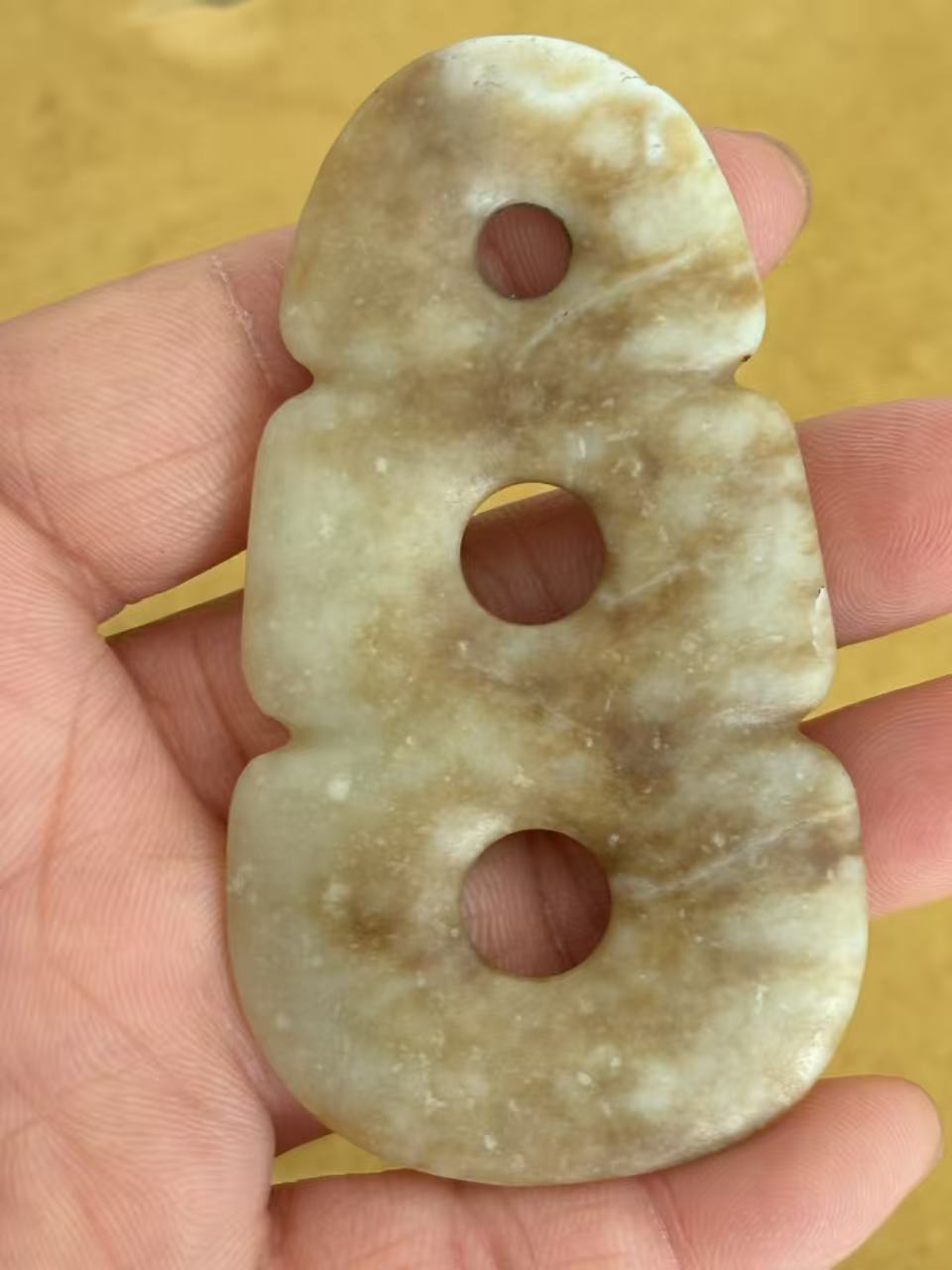 非金属铅玻璃吊坠 非金属铅酸玻璃 三联壁6*3*0.5吊坠