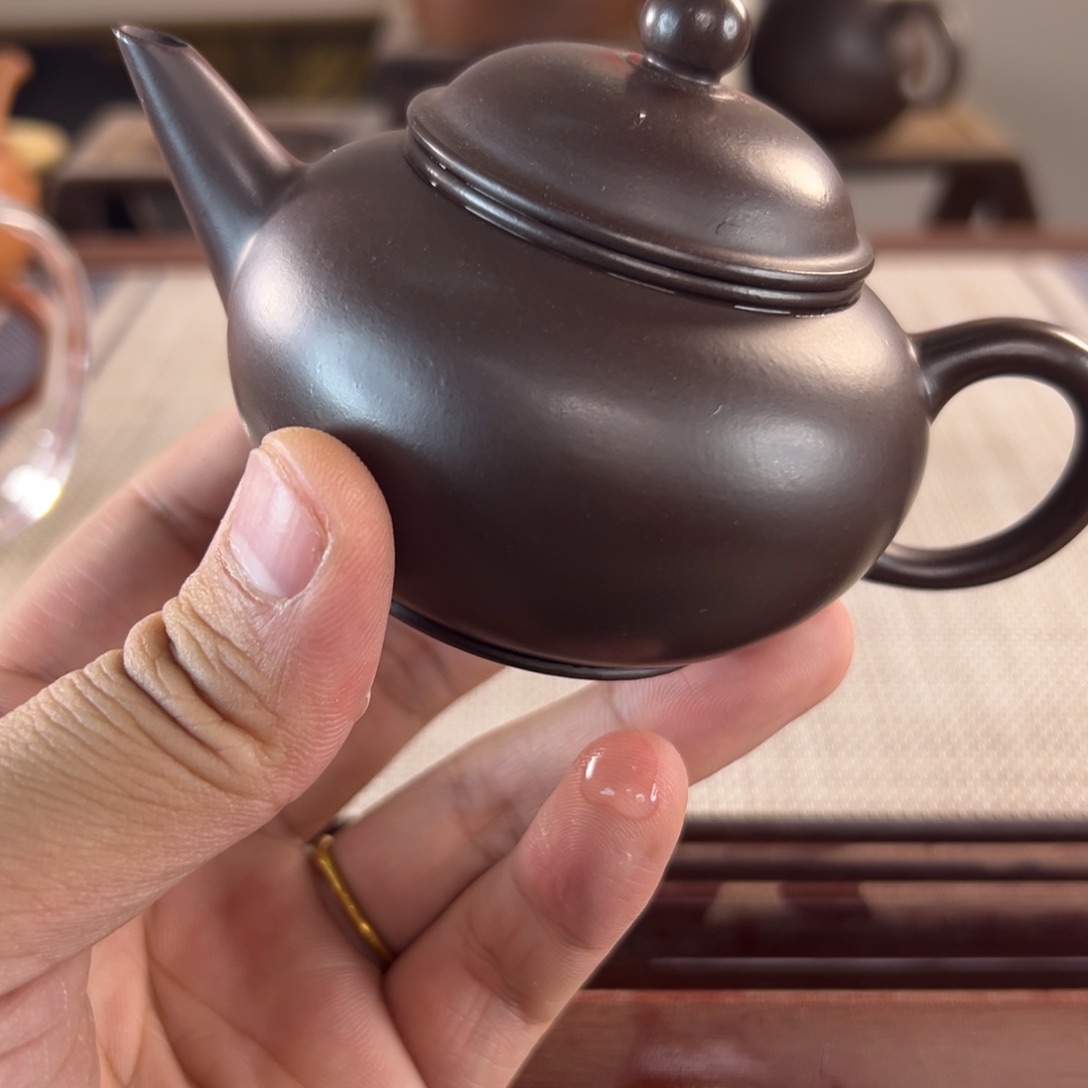 紫砂微瑕茶壶无礼盒无证书