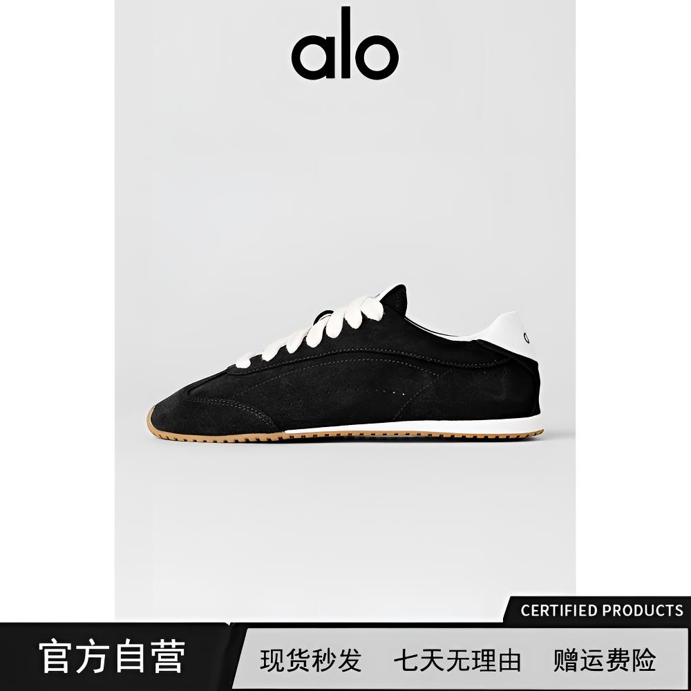 alo yoga Sunset 舒适 生活休闲鞋 男女同款 黑色运动鞋德迅鞋