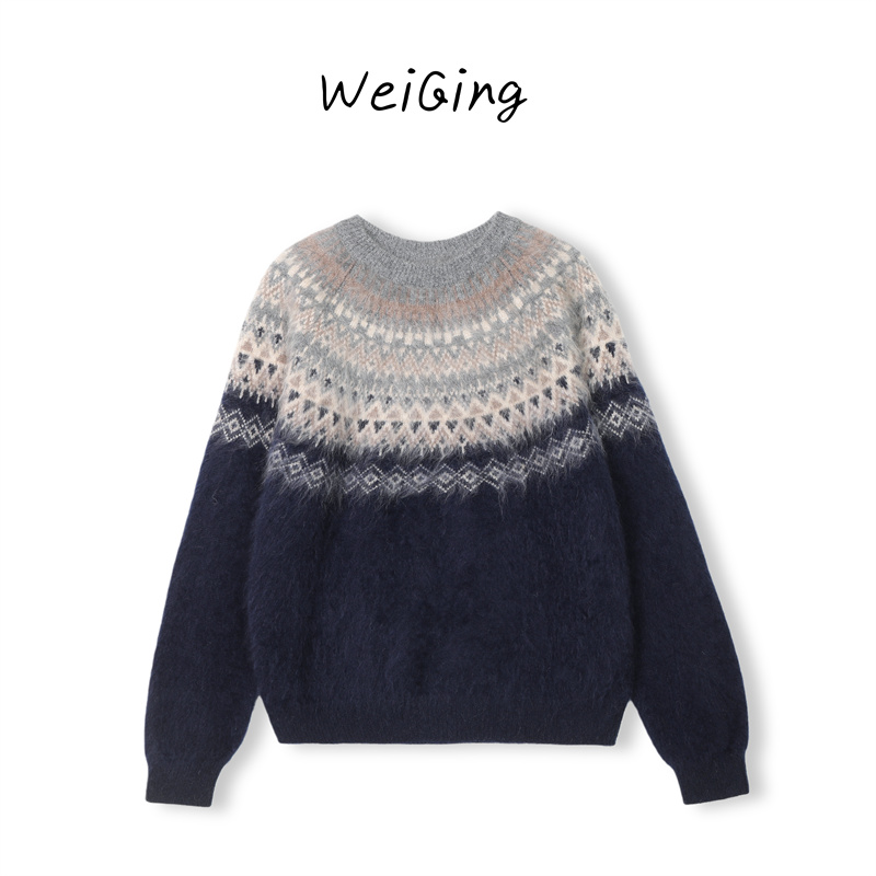 【丹姐家~奶呼呼费尔岛~】温柔软糯针织衫