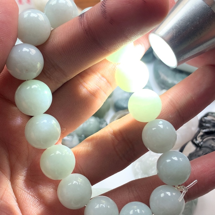 颈饰未镶嵌翡翠保真天然a货翡翠