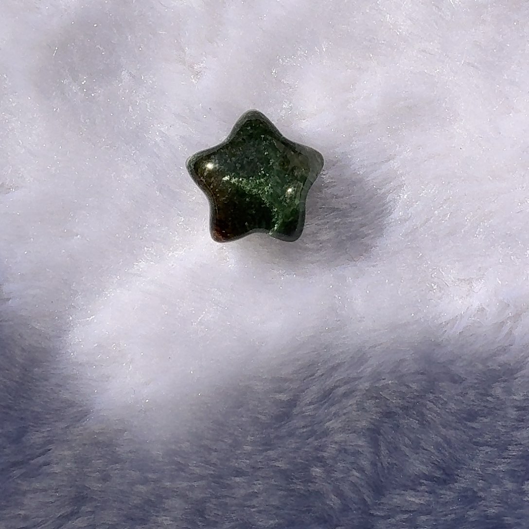 未镶嵌珠宝半成品水晶淡**林幽灵五角星