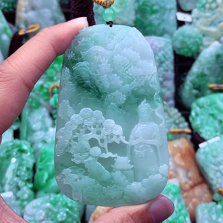 翡翠吊坠(不含链)未镶嵌海*