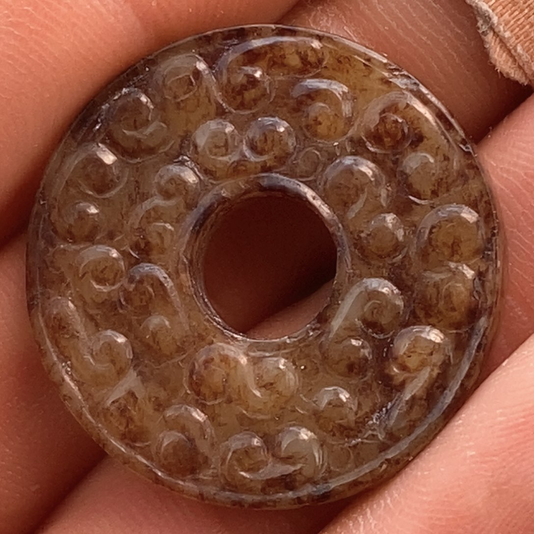 和田玉佩饰未镶嵌小*爷