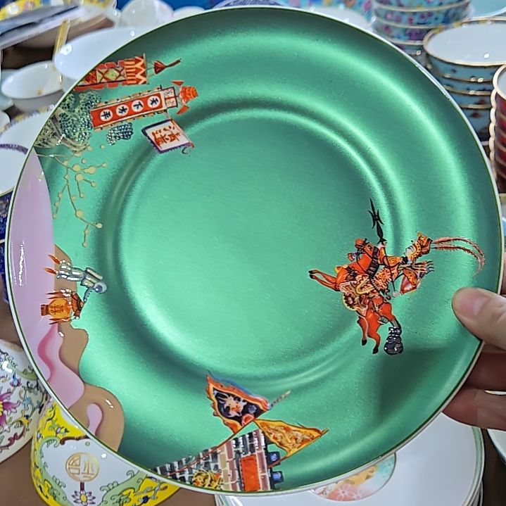 夏***玲瓷片微瑕奥维8寸20个浅盘666666