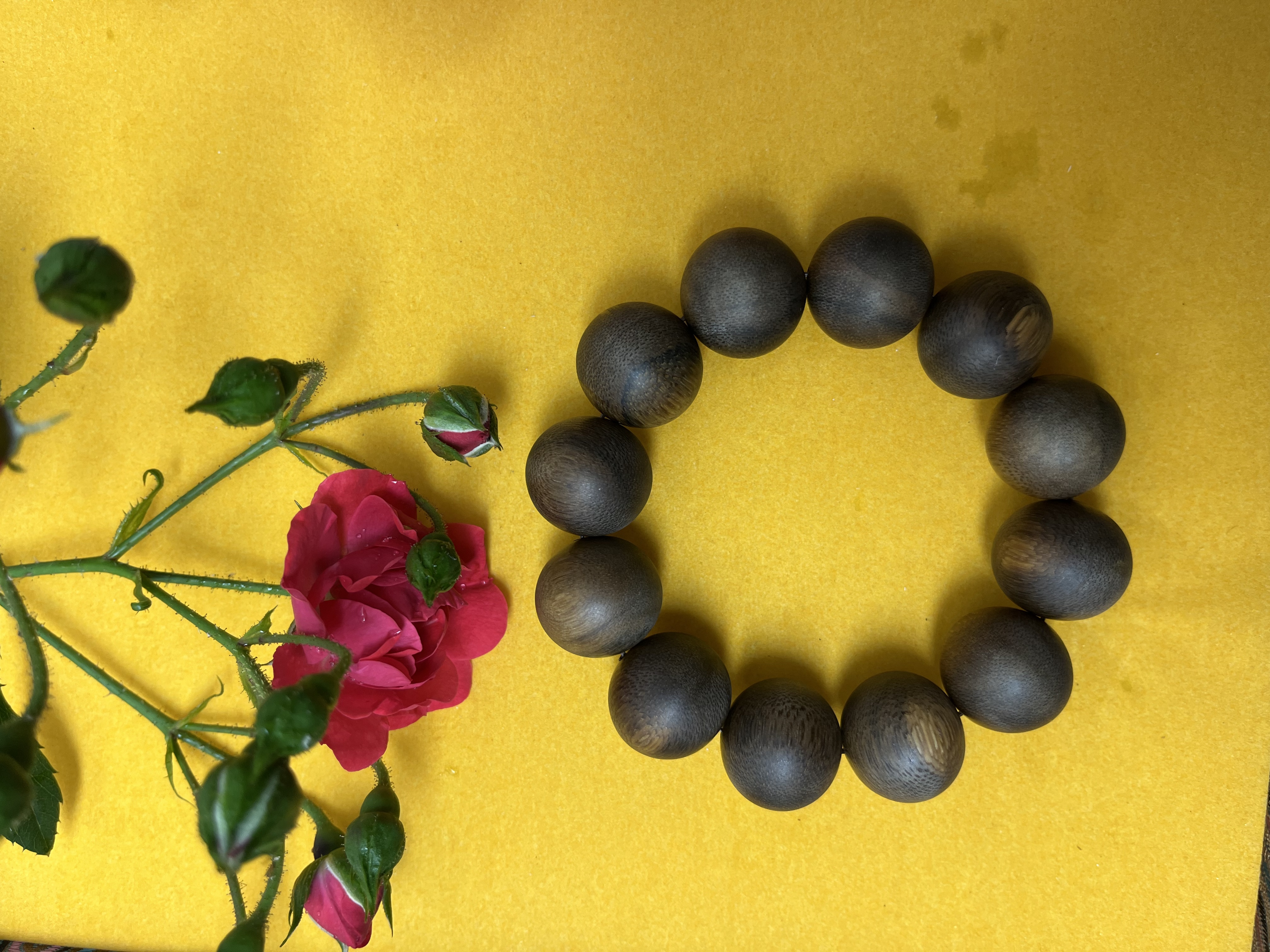 增香沉香木12阮院长甄选JCXBD089~手串多样性发货