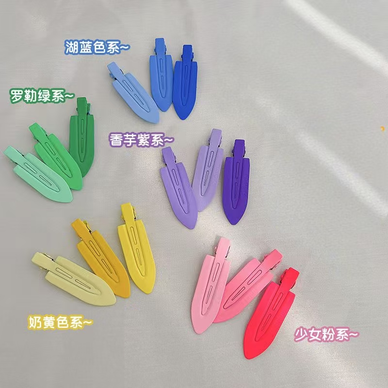 15个糖果色系侧边夹欧阳娜娜同款彩色边夹刘海碎发夹无痕夹头饰