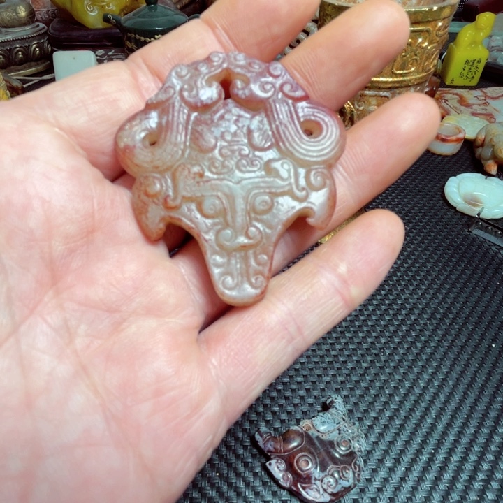 滴血莲花菩提把件