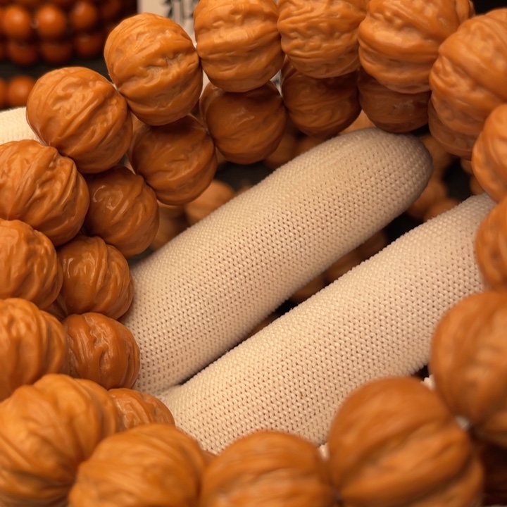 猴头核桃手串象*田京八棱