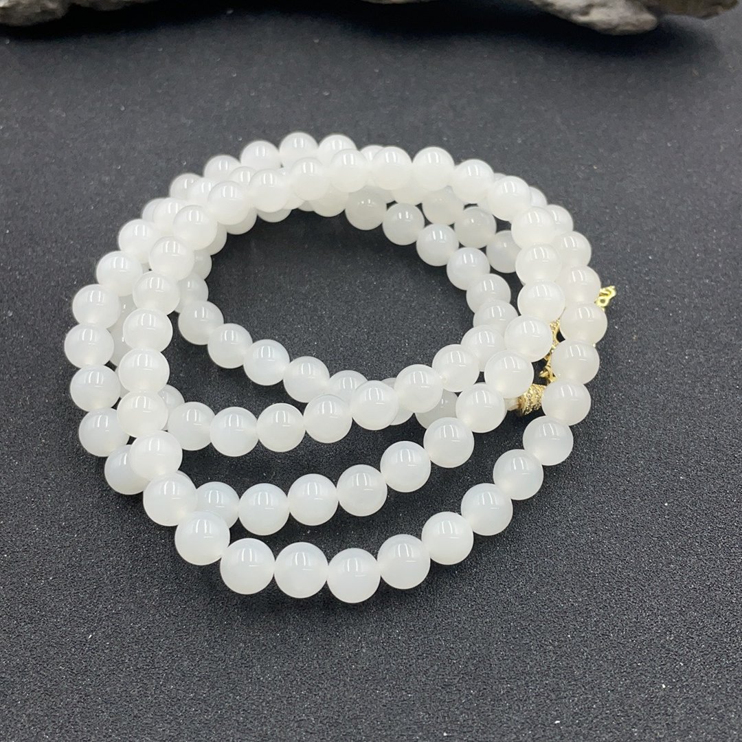 BY0116FWY标633 和田玉项链