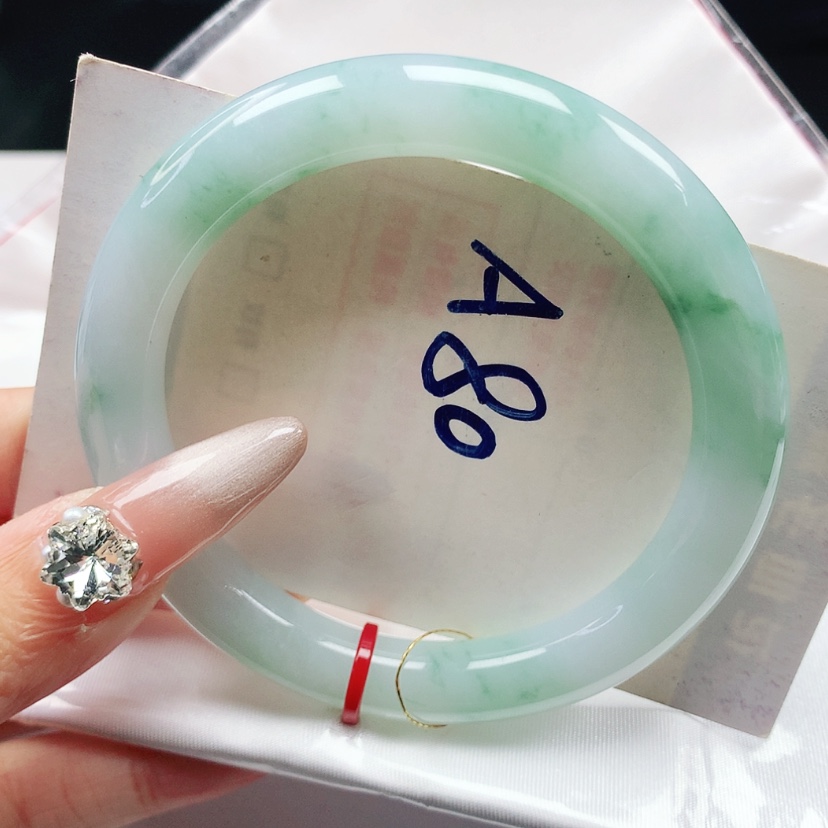 【闪购商品】翡翠手镯未镶嵌55.4圈