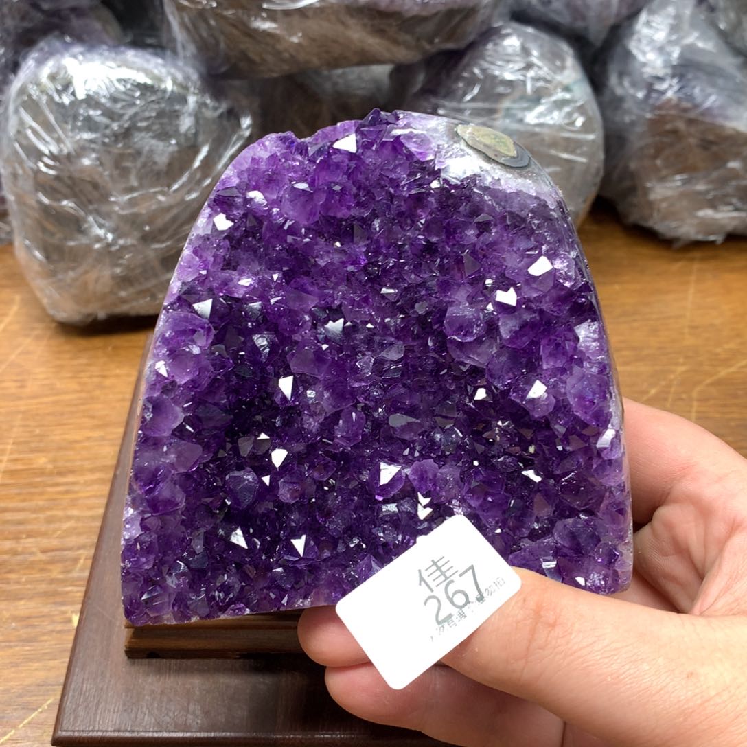 水晶大型摆件（非配饰）未镶嵌六*保