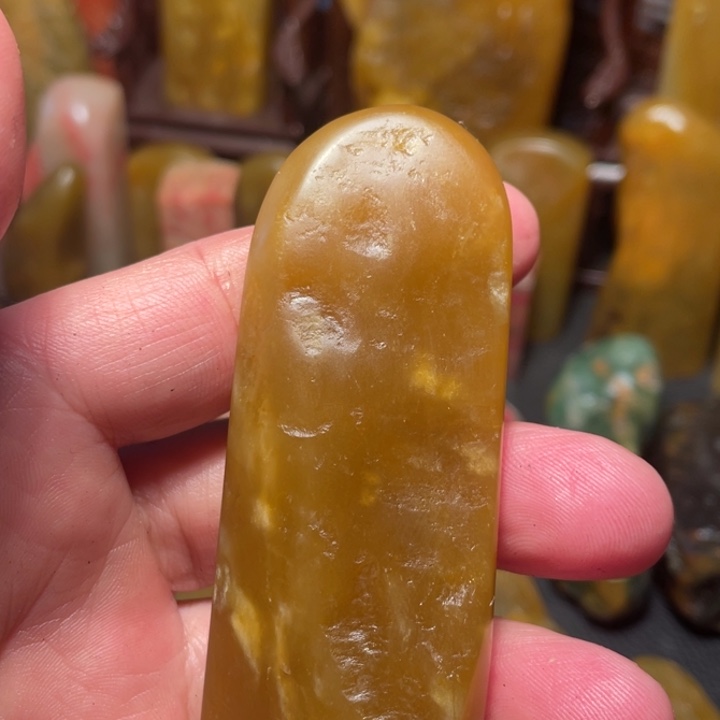 隆***印石昌化石田黄随形章