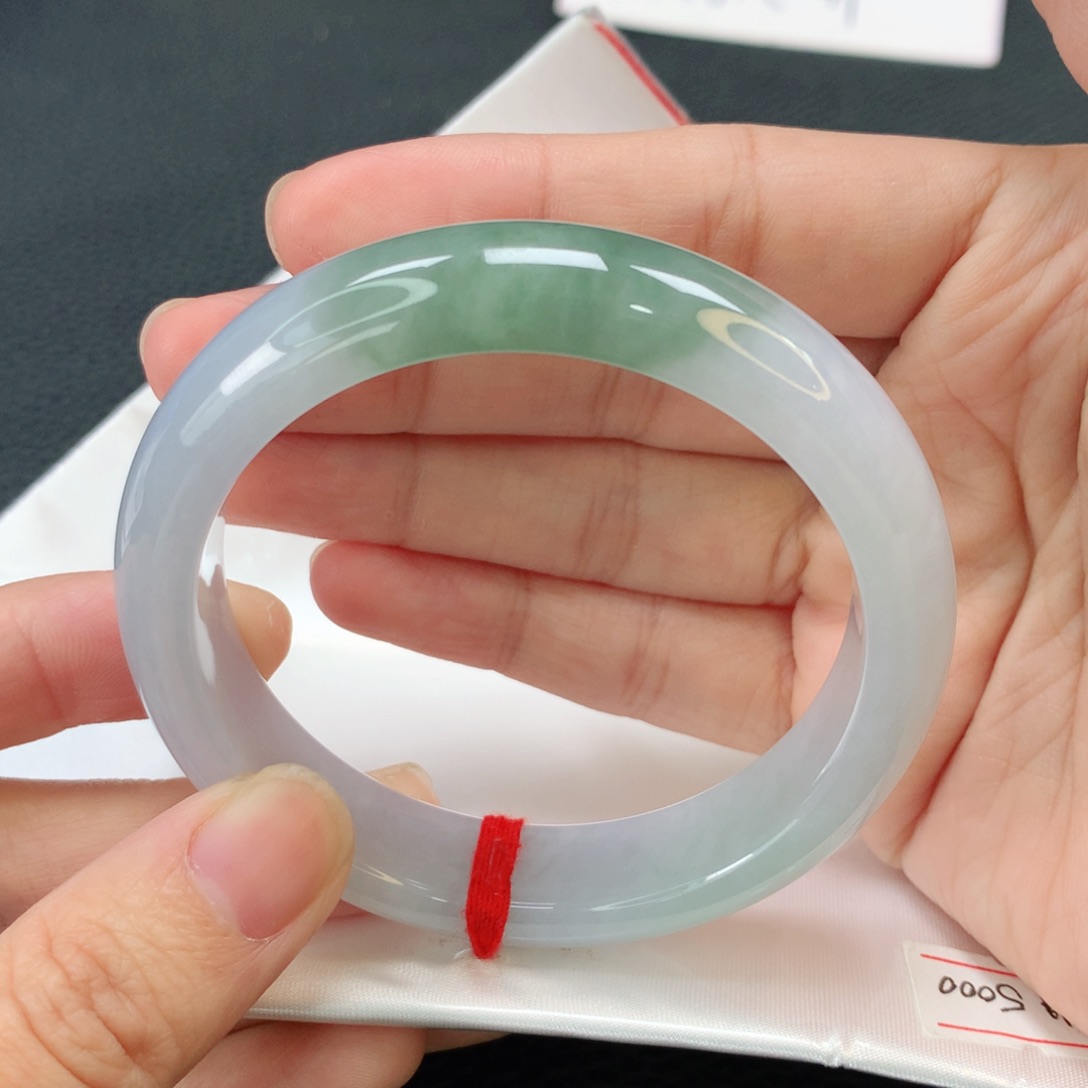 翡翠手镯未镶嵌缅甸55