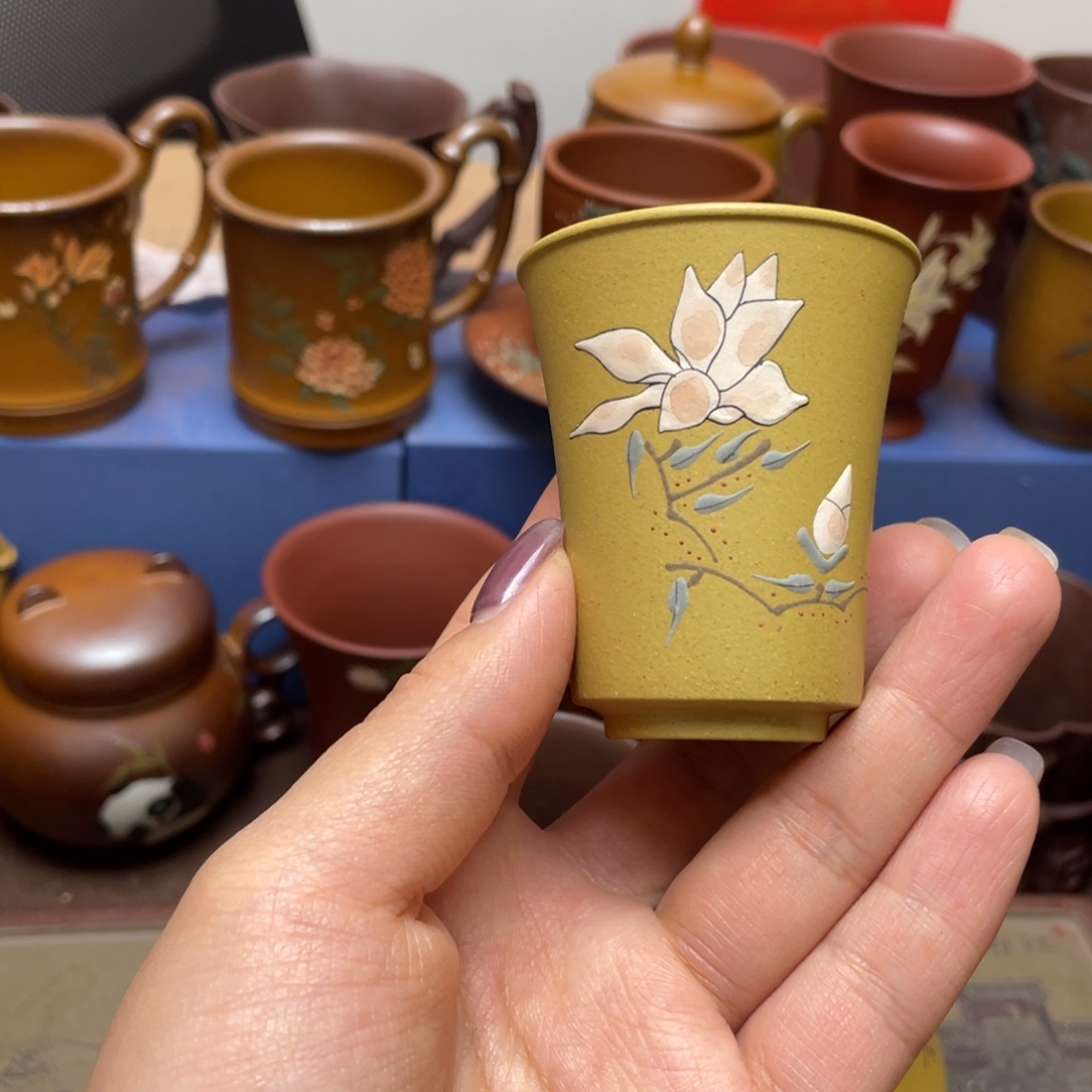 紫砂茶杯紫砂主人杯