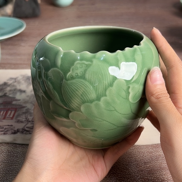 小米茶器龙泉青瓷