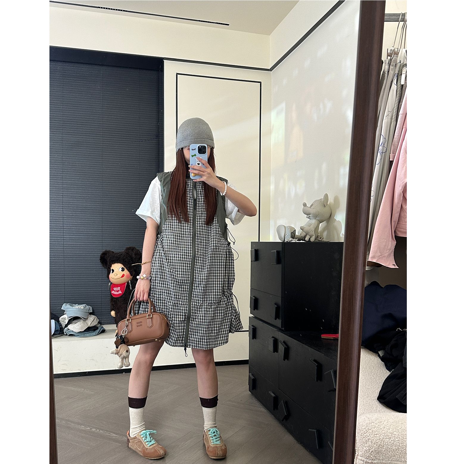 CHACHA【格子裙】休闲时尚百搭连衣裙