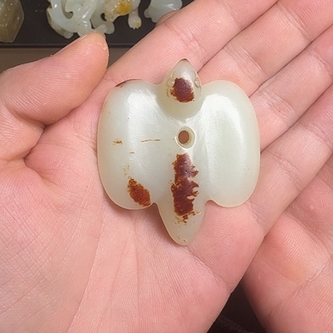 懒***你和田玉（糖玉）未镶嵌挂件