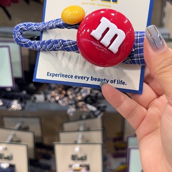 非金属无红色m豆缠布懒人夹