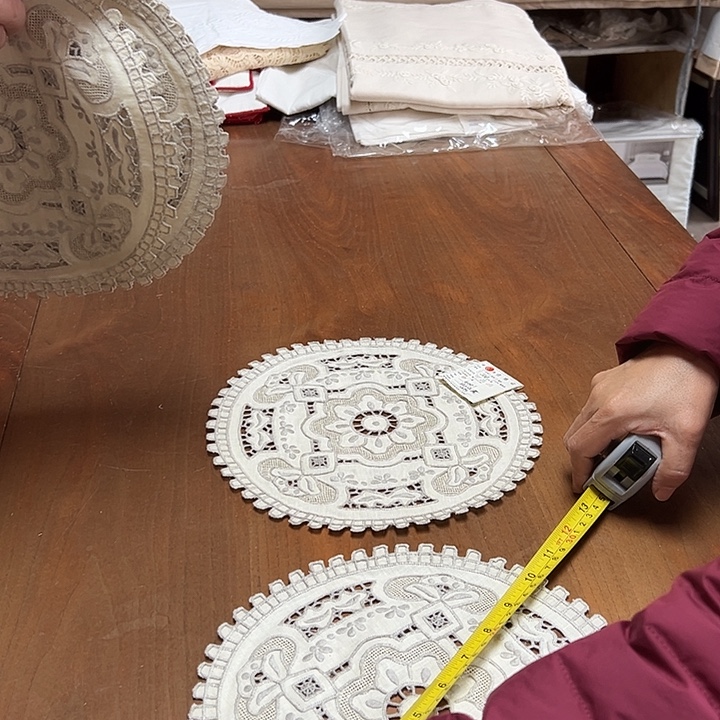 毛绒亚麻棉101-27厘米圆