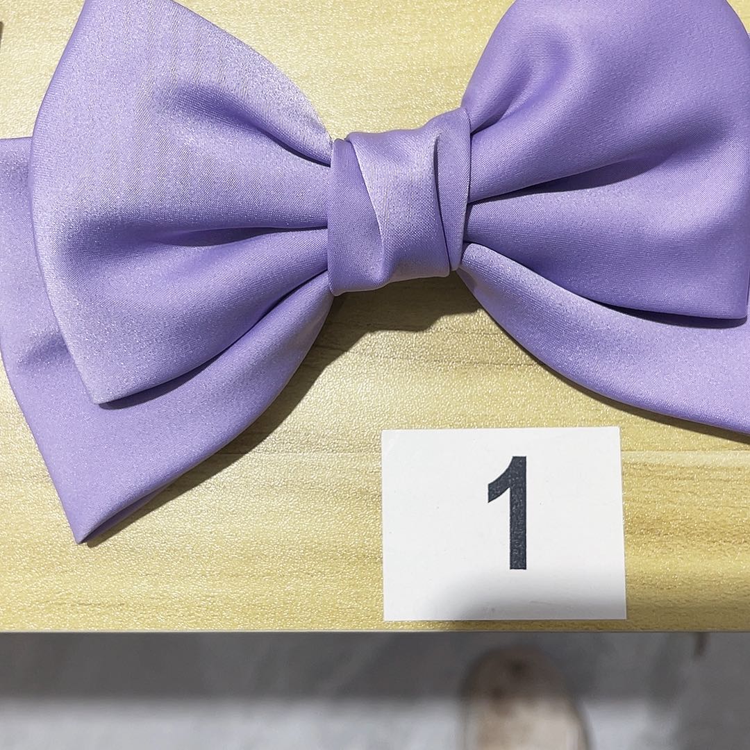 皮质铁合金蝴蝶结发夹