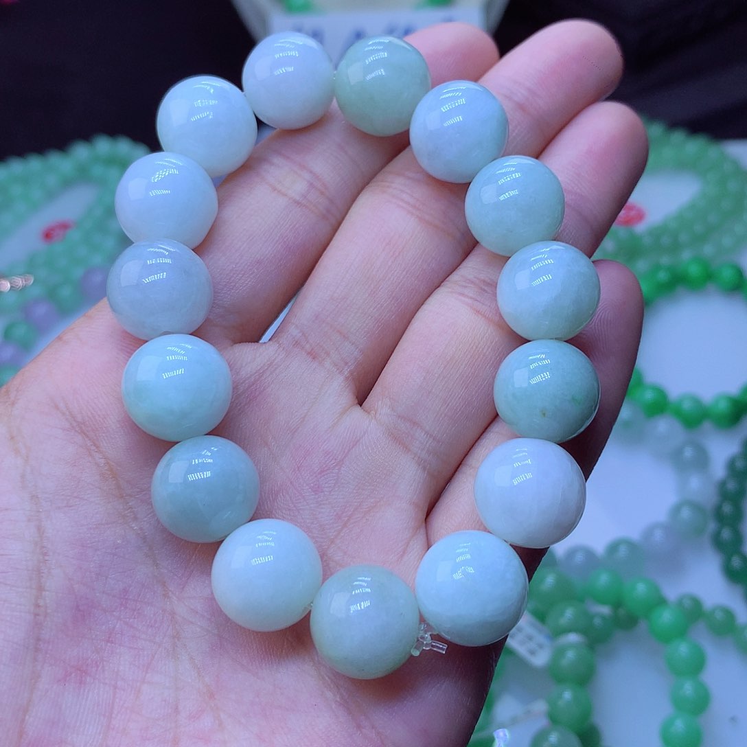 翡翠毛衣链未镶嵌卡14