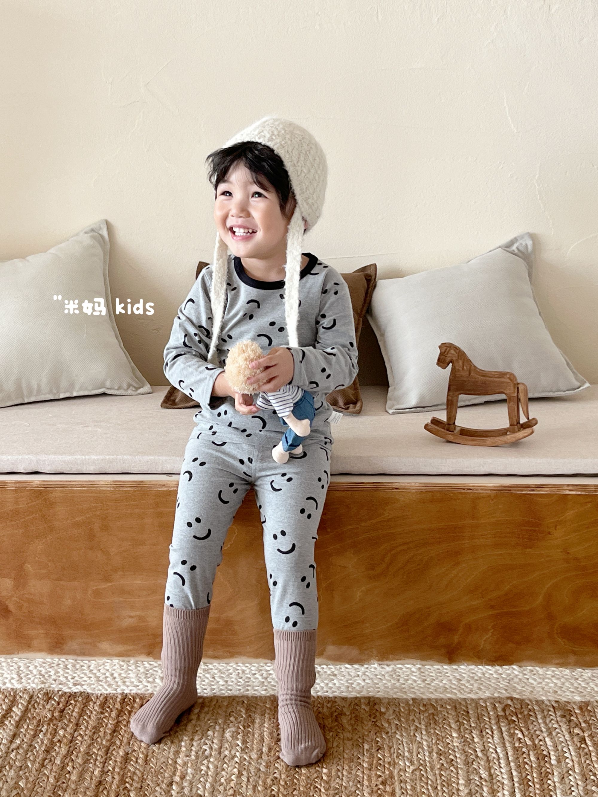 儿童睡衣家居服秋衣秋裤秋季睡衣婴儿分体套装小孩秋天睡衣套装