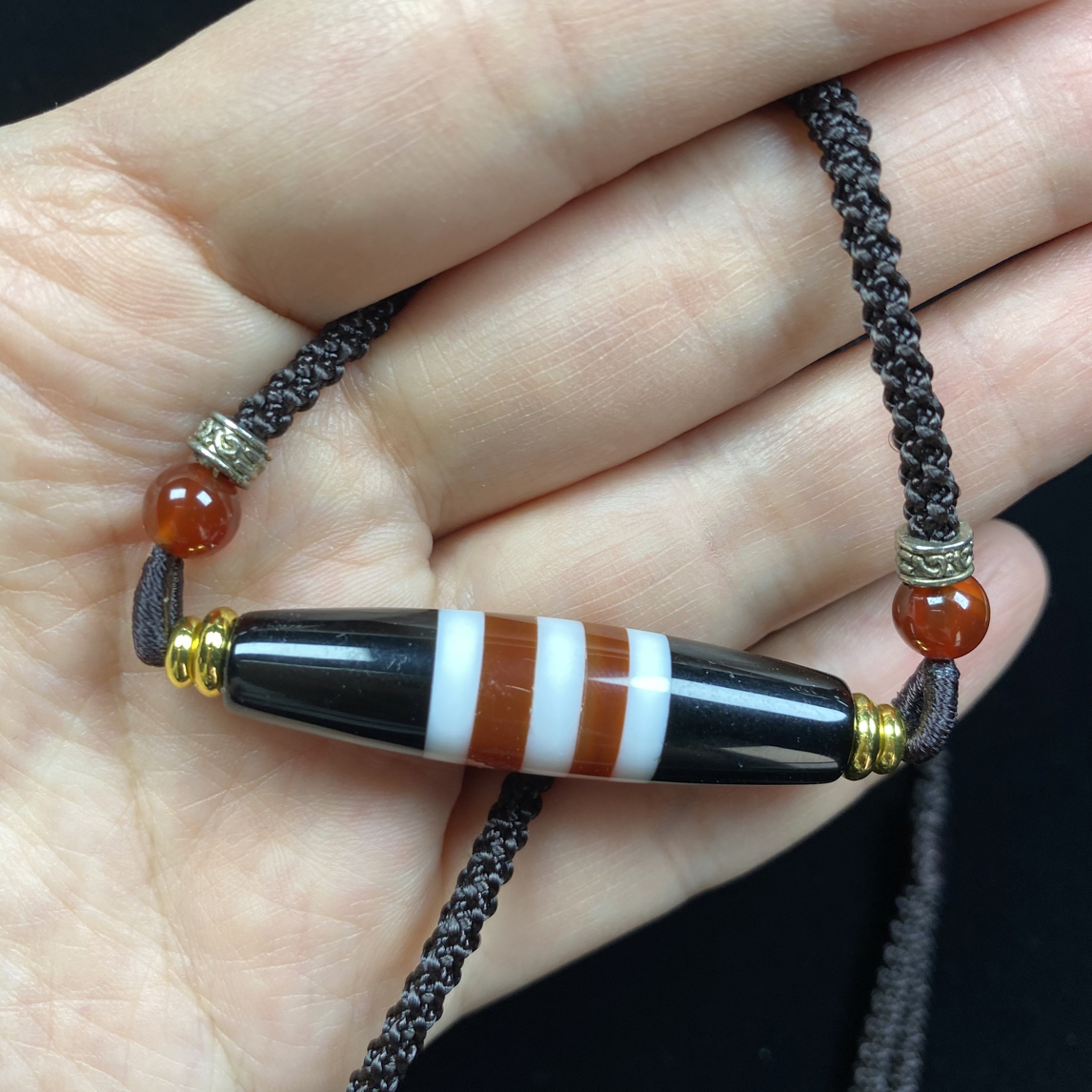 天然玛瑙 颈饰吊坠