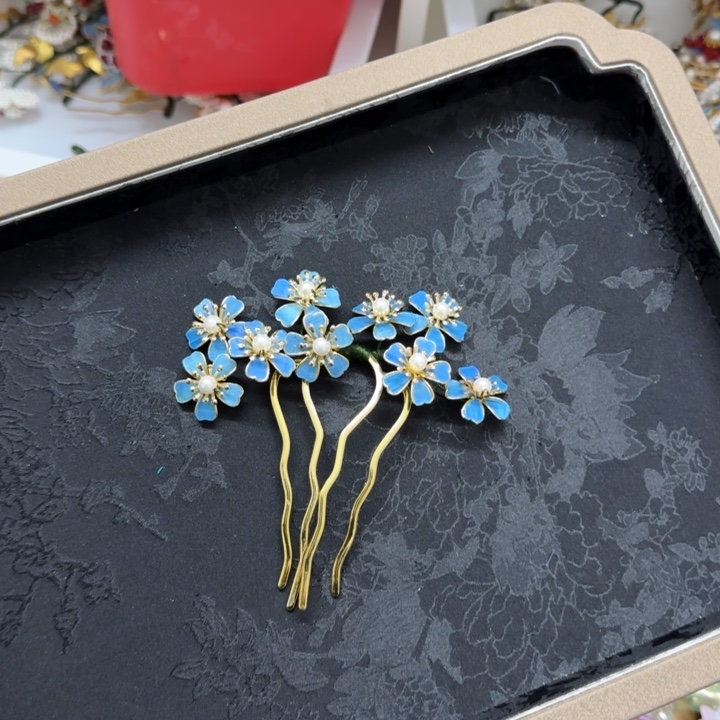 醋酸铁合金鹅毛仿点翠