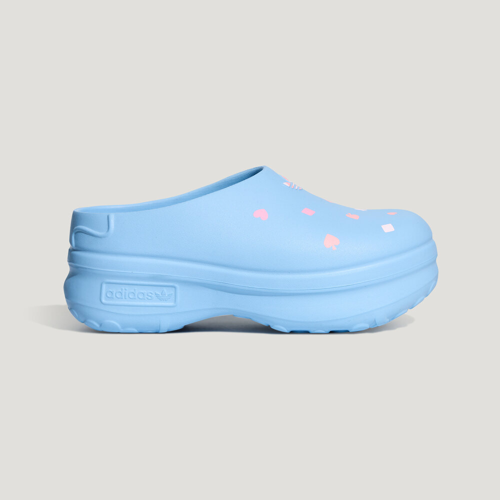 adidas三叶草ADIFOM迪士尼柴郡猫联名款运动穆勒鞋厨师鞋KH5902