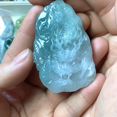 翡翠未镶嵌颈饰天然缅甸翡翠a货