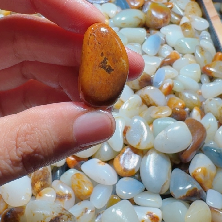 和田玉未镶嵌颈饰8.8克