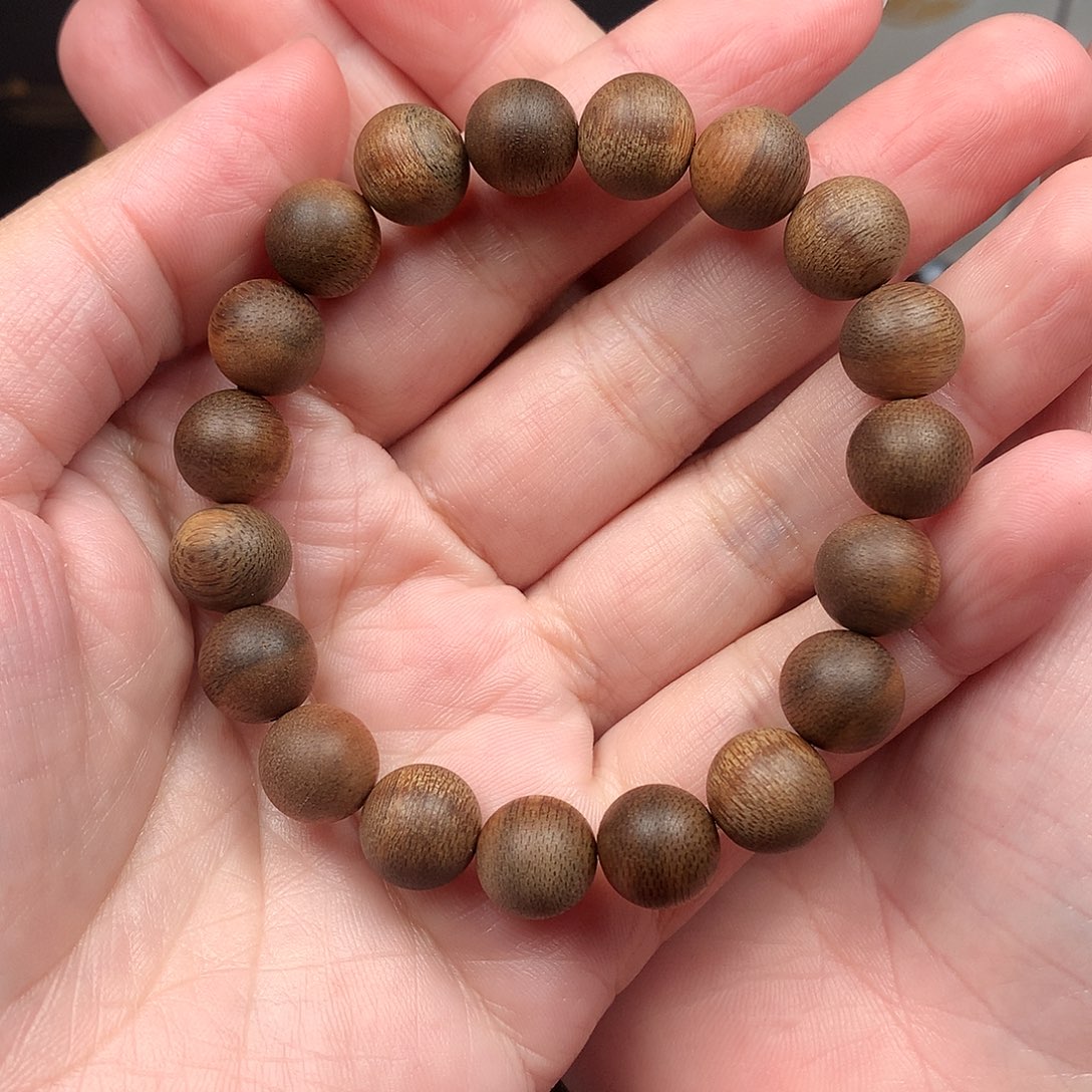 沉香手串越南芽庄白棋楠1.0