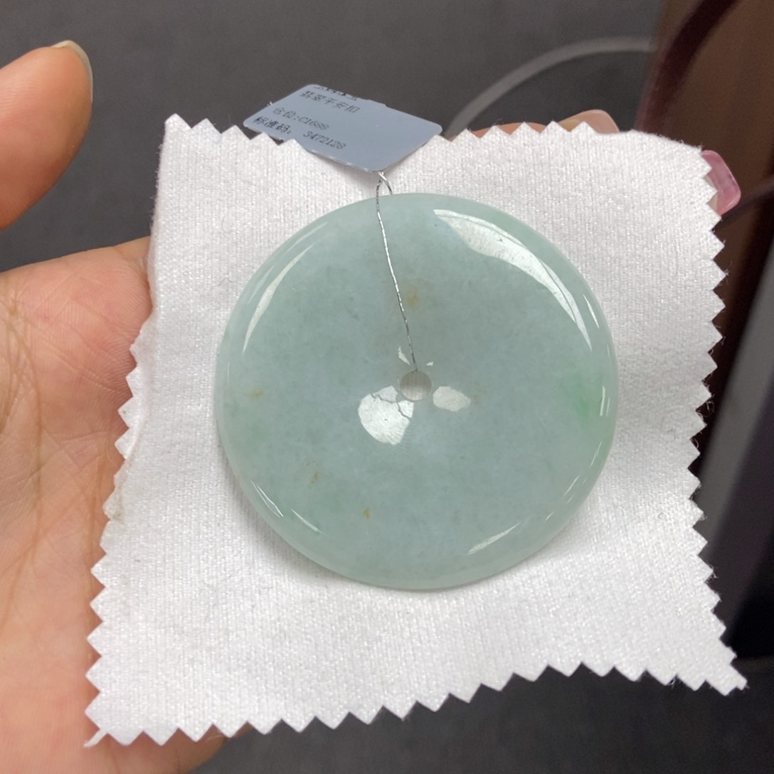 翡翠颈饰未镶嵌纯天然缅甸A货翡翠